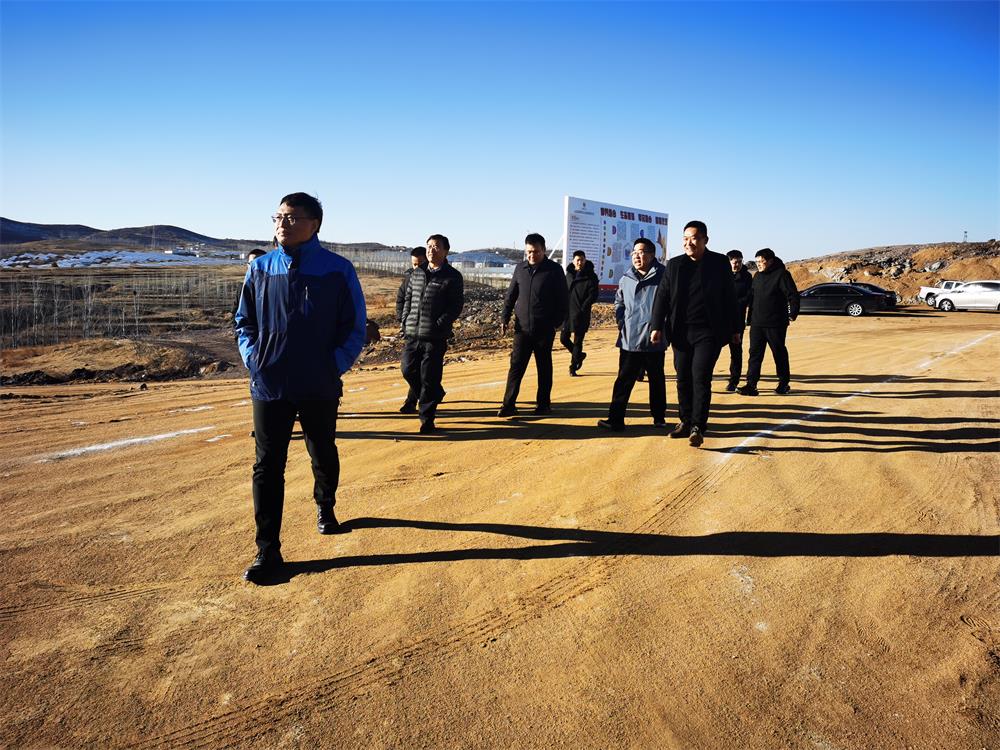 山東省畜牧總站到園區考察